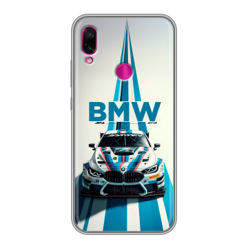 Силиконовый чехол на Xiaomi RedMi Note 7 с принтом БМВ BMW Силиконовый чехол на Xiaomi RedMi Note 7 с принтом БМВ BMW