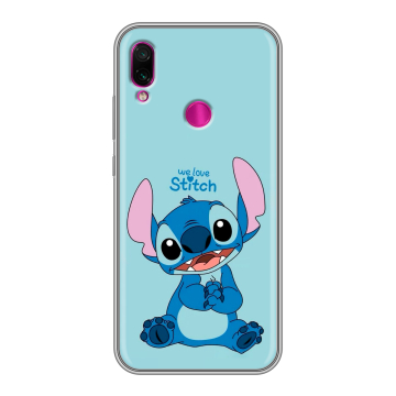 Силиконовый чехол на Xiaomi RedMi Note 7 с принтом Лило и Стич Силиконовый чехол на Xiaomi RedMi Note 7 с принтом Лило и Стич
