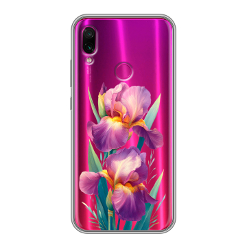 Силиконовый чехол на Xiaomi RedMi Note 7 с принтом Цветы орхидеи Силиконовый чехол на Xiaomi RedMi Note 7 с принтом Цветы орхидеи