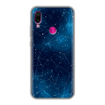Силиконовый чехол на Xiaomi RedMi Note 7 с принтом Космос звезды Силиконовый чехол на Xiaomi RedMi Note 7 с принтом Космос звезды