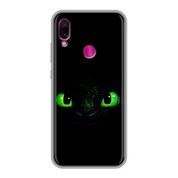 Силиконовый чехол на Xiaomi RedMi Note 7 с принтом Как приручить дракона