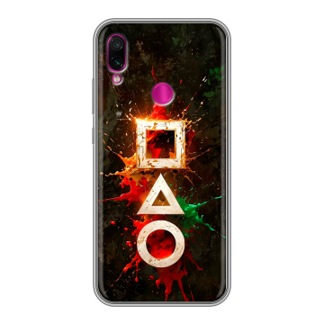 Силиконовый чехол на Xiaomi RedMi Note 7 с принтом Squid Game Игра кальмара