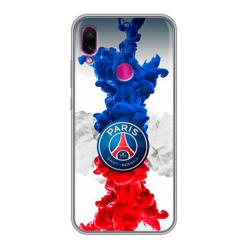 Силиконовый чехол на Xiaomi RedMi Note 7 с принтом PSG ПСЖ Силиконовый чехол на Xiaomi RedMi Note 7 с принтом PSG ПСЖ
