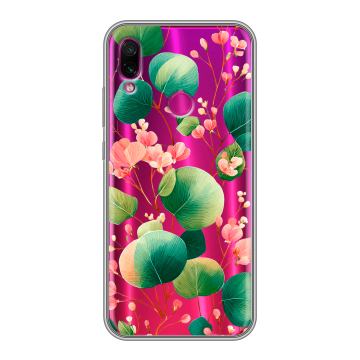 Силиконовый чехол на Xiaomi RedMi Note 7 с принтом женский Силиконовый чехол на Xiaomi RedMi Note 7 с принтом женский