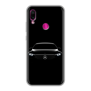 Силиконовый чехол на Xiaomi RedMi Note 7 с принтом Mercedes Мерседес Силиконовый чехол на Xiaomi RedMi Note 7 с принтом Mercedes Мерседес