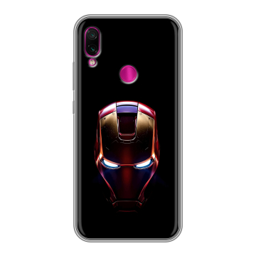 Силиконовый чехол на Xiaomi RedMi Note 7 с принтом IronMan Железный человек Силиконовый чехол на Xiaomi RedMi Note 7 с принтом IronMan Железный человек