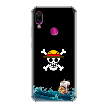 Силиконовый чехол на Xiaomi RedMi Note 7 с принтом One Piece Ван Пис Силиконовый чехол на Xiaomi RedMi Note 7 с принтом One Piece Ван Пис