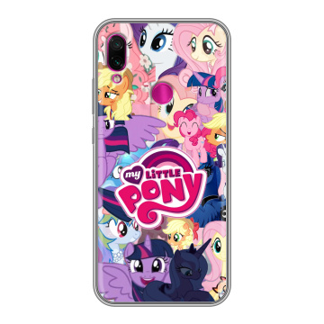 Силиконовый чехол на Xiaomi RedMi Note 7 с принтом My little pony Дружба чудо Силиконовый чехол на Xiaomi RedMi Note 7 с принтом My little pony Дружба чудо