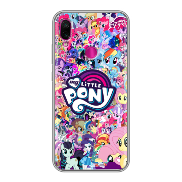 Силиконовый чехол на Xiaomi RedMi Note 7 с принтом My little pony Дружба чудо Силиконовый чехол на Xiaomi RedMi Note 7 с принтом My little pony Дружба чудо