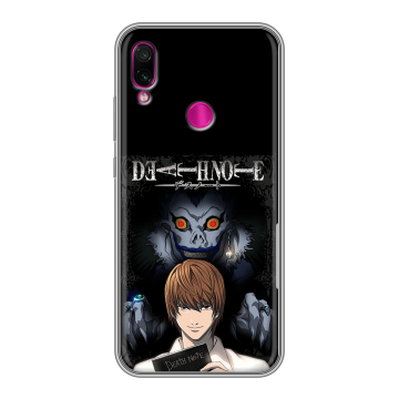 Силиконовый чехол на Xiaomi RedMi Note 7 с принтом Death note Тетрадь смерти Силиконовый чехол на Xiaomi RedMi Note 7 с принтом Death note Тетрадь смерти