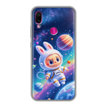 Силиконовый чехол на Xiaomi RedMi Note 7 с принтом Labubu Лабубу Силиконовый чехол на Xiaomi RedMi Note 7 с принтом Labubu Лабубу