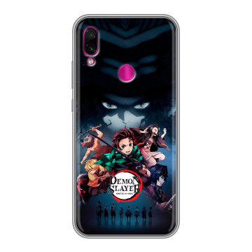 Силиконовый чехол на Xiaomi RedMi Note 7 с принтом Demon Slayer Клинок рассекающий демонов Силиконовый чехол на Xiaomi RedMi Note 7 с принтом Demon Slayer Клинок рассекающий демонов