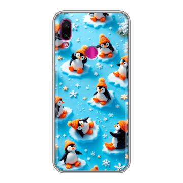 Силиконовый чехол на Xiaomi RedMi Note 7 с принтом Новый год Силиконовый чехол на Xiaomi RedMi Note 7 с принтом Новый год