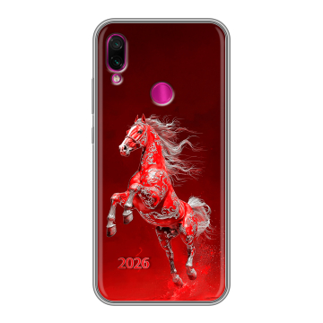 Силиконовый чехол на Xiaomi RedMi Note 7 с принтом Новый год Силиконовый чехол на Xiaomi RedMi Note 7 с принтом Новый год