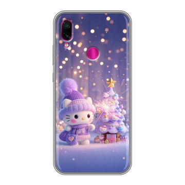 Силиконовый чехол на Xiaomi RedMi Note 7 с принтом Новый год Силиконовый чехол на Xiaomi RedMi Note 7 с принтом Новый год