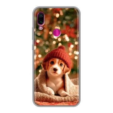 Силиконовый чехол на Xiaomi RedMi Note 7 с принтом Новый год Силиконовый чехол на Xiaomi RedMi Note 7 с принтом Новый год