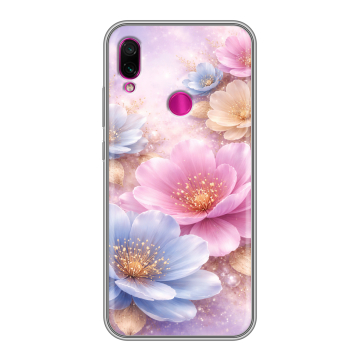 Силиконовый чехол на Xiaomi RedMi Note 7 с принтом женский Силиконовый чехол на Xiaomi RedMi Note 7 с принтом женский