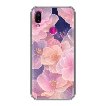 Силиконовый чехол на Xiaomi RedMi Note 7 с принтом женский Силиконовый чехол на Xiaomi RedMi Note 7 с принтом женский