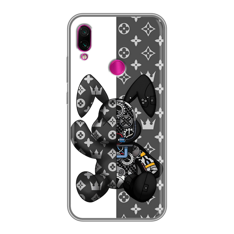 Силиконовый чехол на Xiaomi RedMi Note 7 с принтом Луи робот Силиконовый чехол на Xiaomi RedMi Note 7 с принтом Луи робот