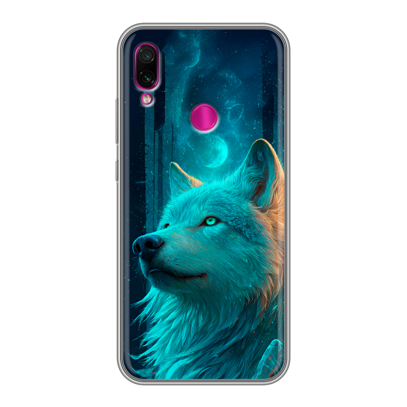 Силиконовый противоударный чехол на Xiaomi RedMi Note 7 с принтом бабочки саккура Силиконовый противоударный чехол на Xiaomi RedMi Note 7 с принтом бабочки саккура