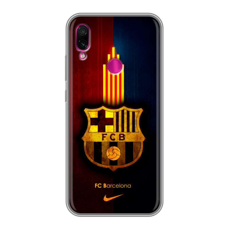 Силиконовый чехол на Xiaomi RedMi Note 7 с принтом Барселона Barcelona Силиконовый чехол на Xiaomi RedMi Note 7 с принтом Барселона Barcelona
