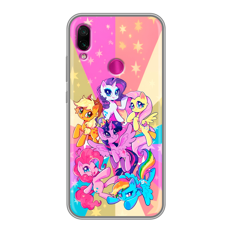 Силиконовый чехол на Xiaomi RedMi Note 7 с принтом My little pony Дружба чудо Силиконовый чехол на Xiaomi RedMi Note 7 с принтом My little pony Дружба чудо