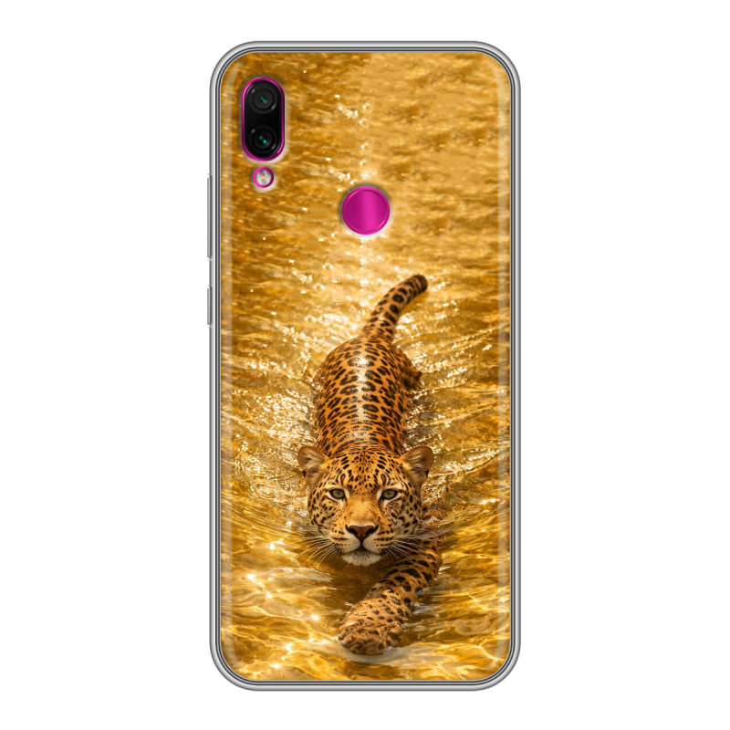 Силиконовый чехол на Xiaomi RedMi Note 7 с принтом женский Силиконовый чехол на Xiaomi RedMi Note 7 с принтом женский