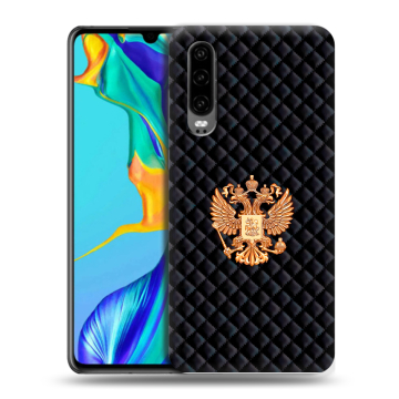 Силиконовый чехол на Huawei P30 с принтом Герб России принт Силиконовый чехол на Huawei P30 с принтом Герб России принт