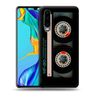 Силиконовый чехол на Huawei P30 с принтом Кассета Силиконовый чехол на Huawei P30 с принтом Кассета
