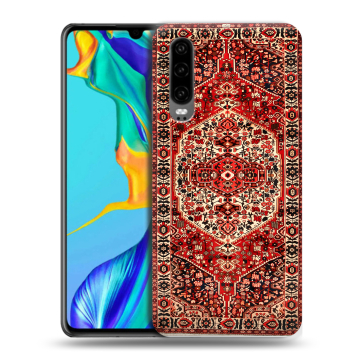 Силиконовый чехол на Huawei P30 с принтом Ковер
