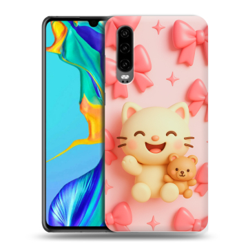 Силиконовый чехол на Huawei P30 с принтом для девочек Силиконовый чехол на Huawei P30 с принтом для девочек