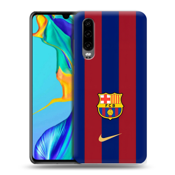 Силиконовый чехол на Huawei P30 с принтом Барселона Barcelona