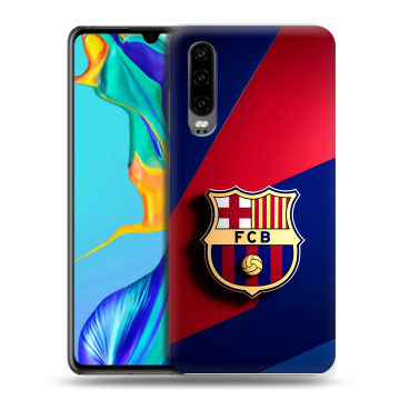 Силиконовый чехол на Huawei P30 с принтом Барселона Barcelona