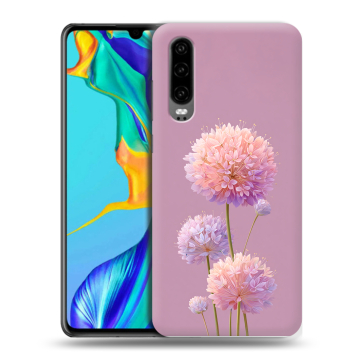 Силиконовый чехол на Huawei P30 с принтом Цветы Силиконовый чехол на Huawei P30 с принтом Цветы