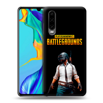 Силиконовый чехол на Huawei P30 с принтом PUGB ПАГБ
