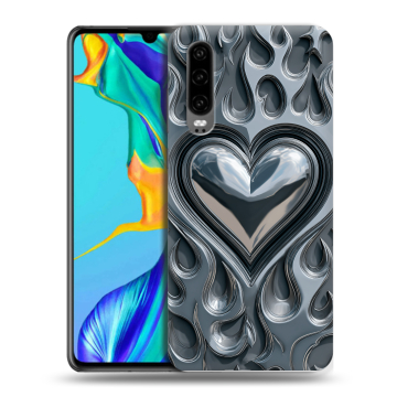 Силиконовый чехол на Huawei P30 с принтом Y2K