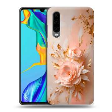 Силиконовый чехол на Huawei P30 с принтом женский Силиконовый чехол на Huawei P30 с принтом женский