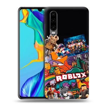 Силиконовый чехол на Huawei P30 с принтом Roblox Роблокс Силиконовый чехол на Huawei P30 с принтом Roblox Роблокс