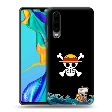 Силиконовый чехол на Huawei P30 с принтом One Piece Ван Пис