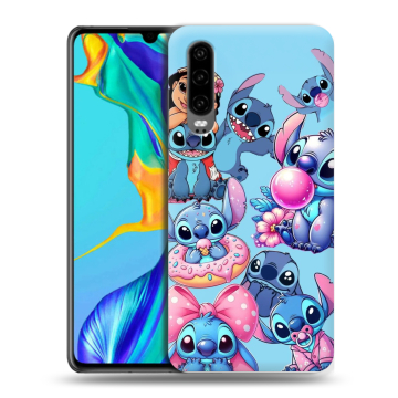 Силиконовый чехол на Huawei P30 с принтом Лило и Стич