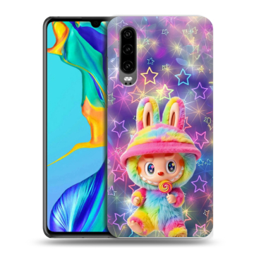 Силиконовый чехол на Huawei P30 с принтом Labubu Лабубу Силиконовый чехол на Huawei P30 с принтом Labubu Лабубу