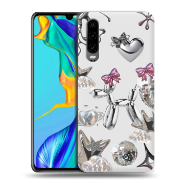 Силиконовый чехол на Huawei P30 с принтом Y2K