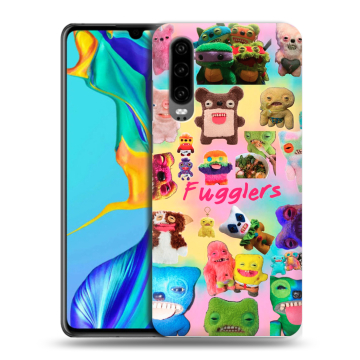 Силиконовый чехол на Huawei P30 с принтом Флагер Fuggler Силиконовый чехол на Huawei P30 с принтом Флагер Fuggler
