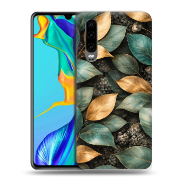 Силиконовый чехол на Huawei P30 с принтом женский