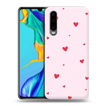 Силиконовый чехол на Huawei P30 с принтом для девочек