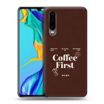 Силиконовый чехол на Huawei P30 с принтом женский Силиконовый чехол на Huawei P30 с принтом женский