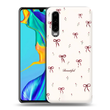 Силиконовый чехол на Huawei P30 с принтом для девочек