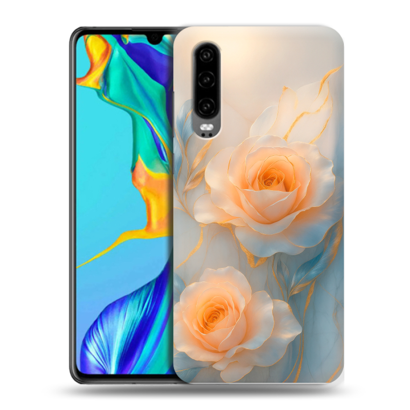 Пластиковый чехол на Huawei P30 с принтом Женский Пластиковый чехол на Huawei P30 с принтом Женский
