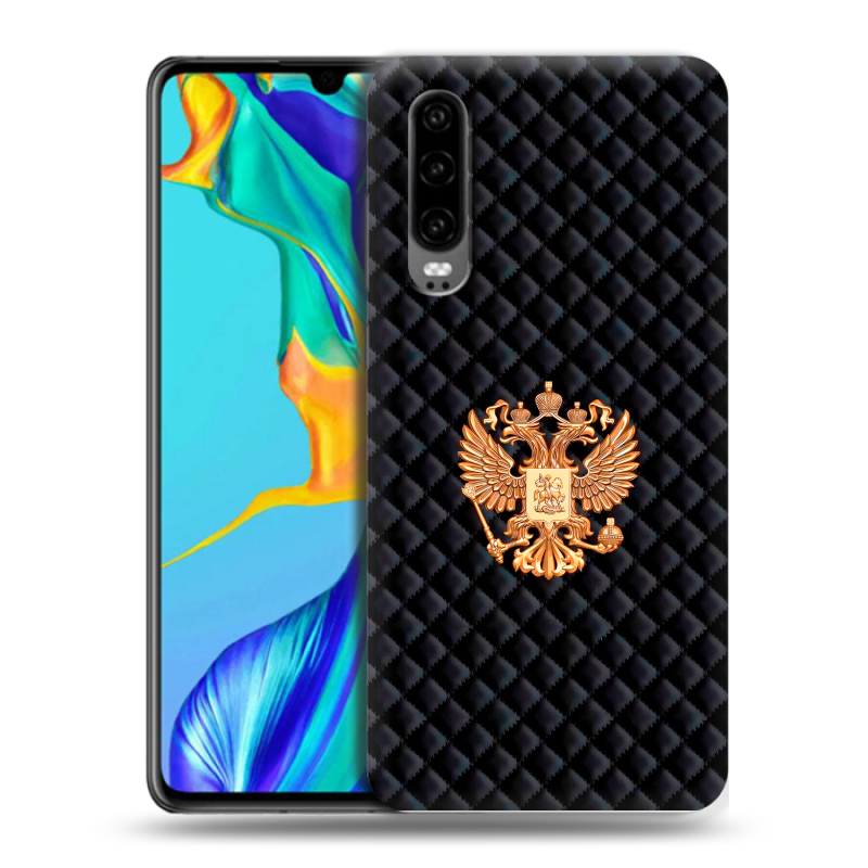 Силиконовый чехол на Huawei P30 с принтом Герб России принт Силиконовый чехол на Huawei P30 с принтом Герб России принт