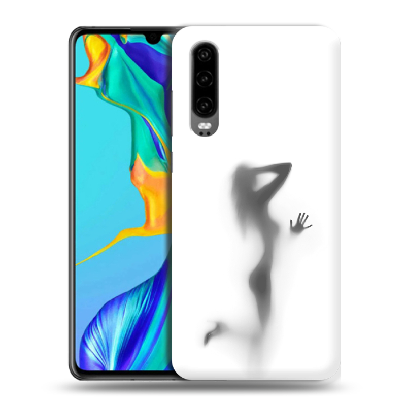 Пластиковый чехол на Huawei P30 с принтом Силуэт Пластиковый чехол на Huawei P30 с принтом Силуэт